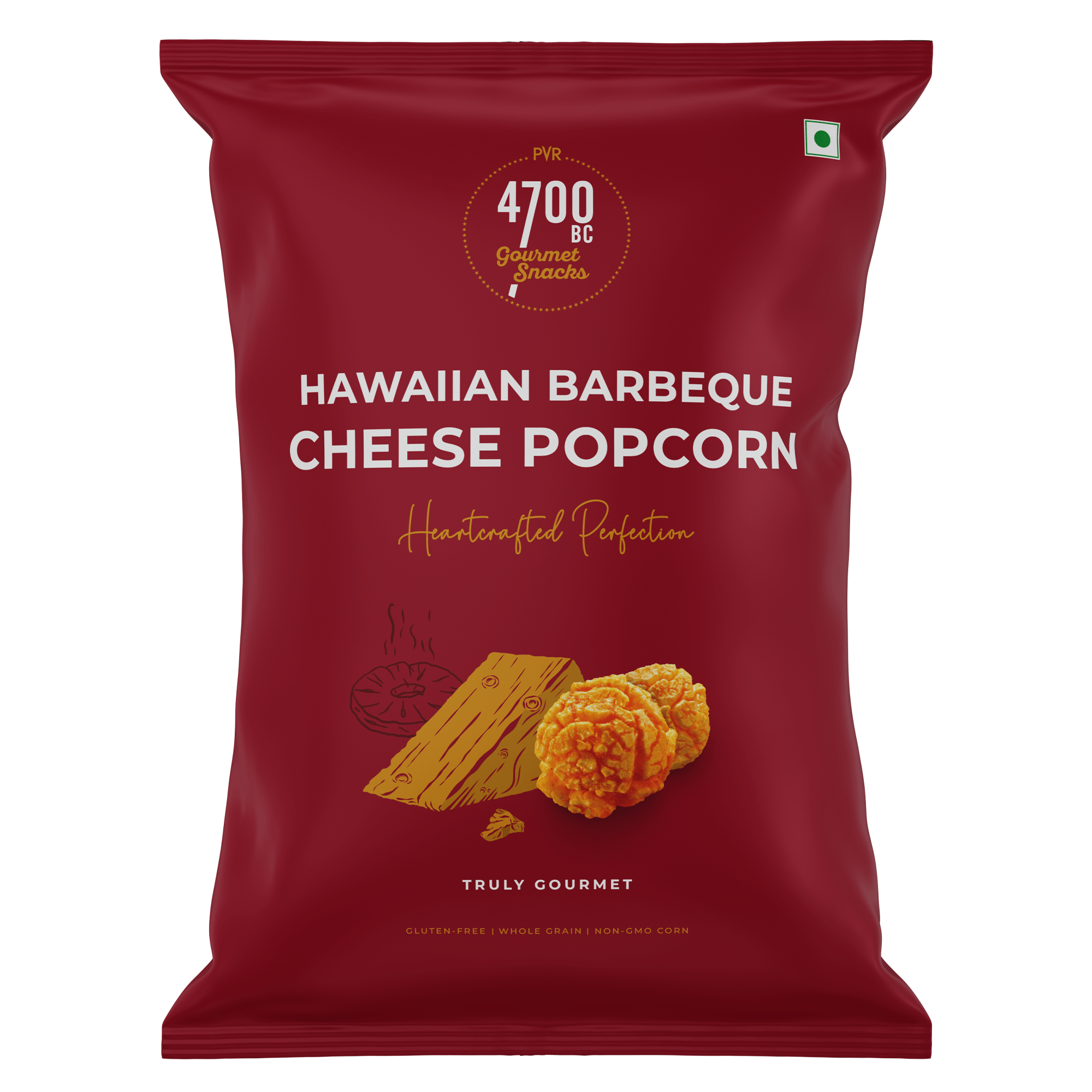Hawaiian Barbeque Cheese Popcorn
