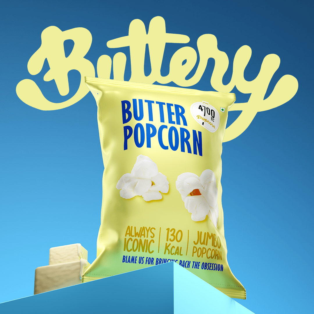 Butter Jumbo Popcorn (Pack of 12)