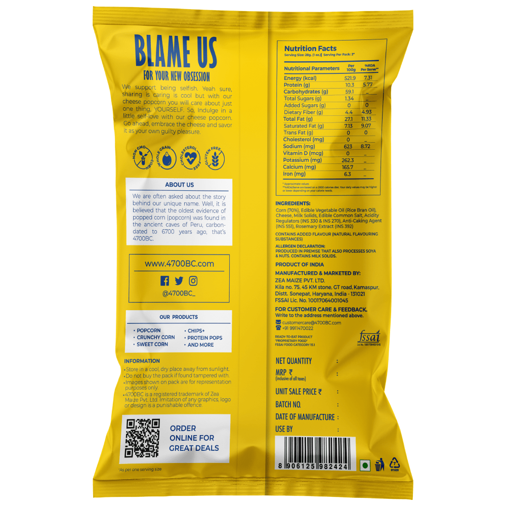 Cheese Jumbo Popcorn (Pack of 12)
