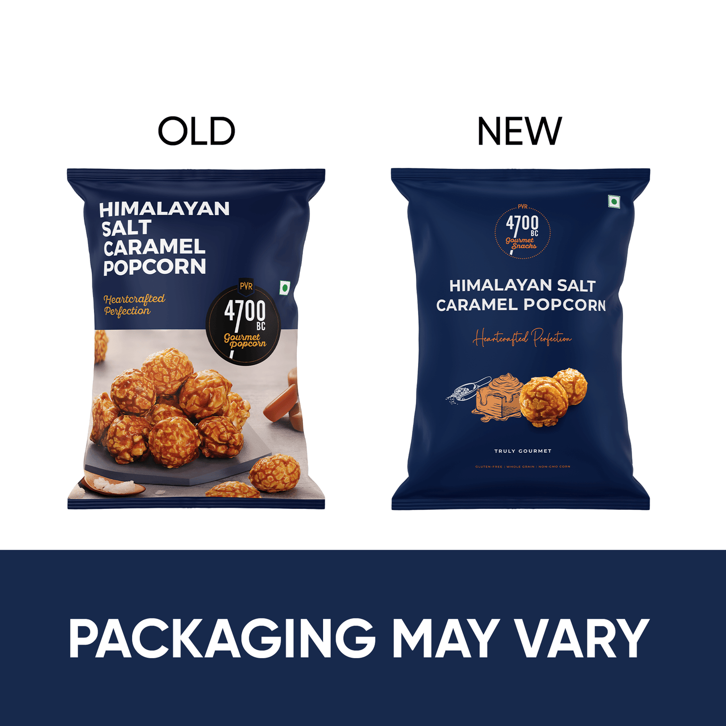 Himalayan Salt Caramel Popcorn, Pouch (Pack of 8, 125g)