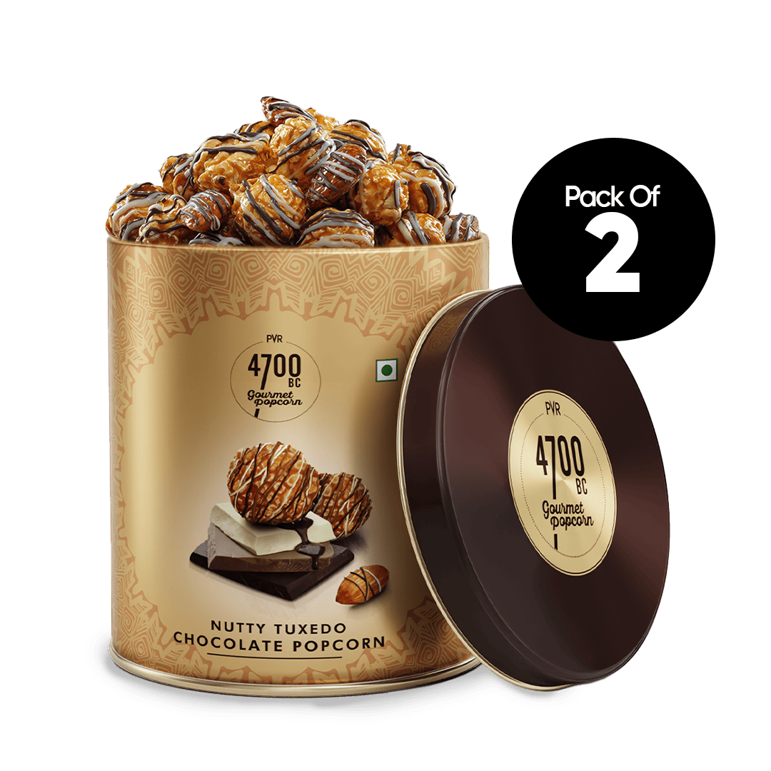 Nutty Tuxedo Chocolate Popcorn (Pack of 2)