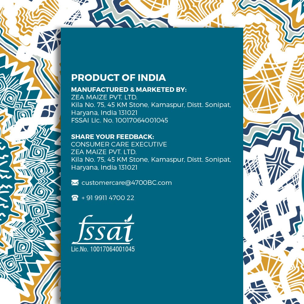 4700bc gourmet popcorn is a product of India