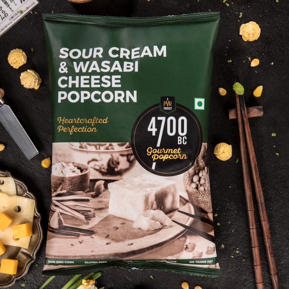 4700BC Sour Cream & Wasabi Popcorn Pouch