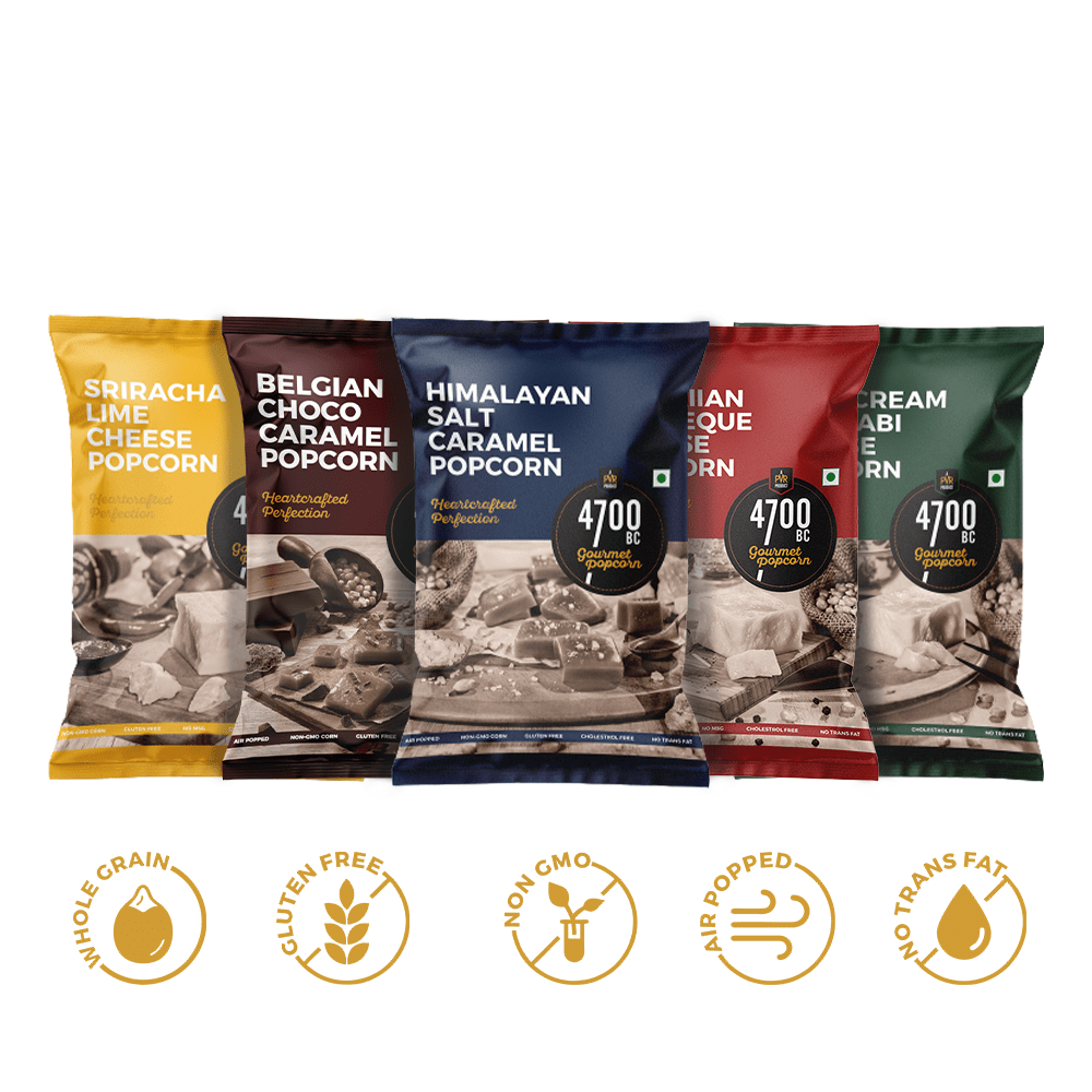 4700BC Gourmet Popcorn Assorted Nutrition Tags