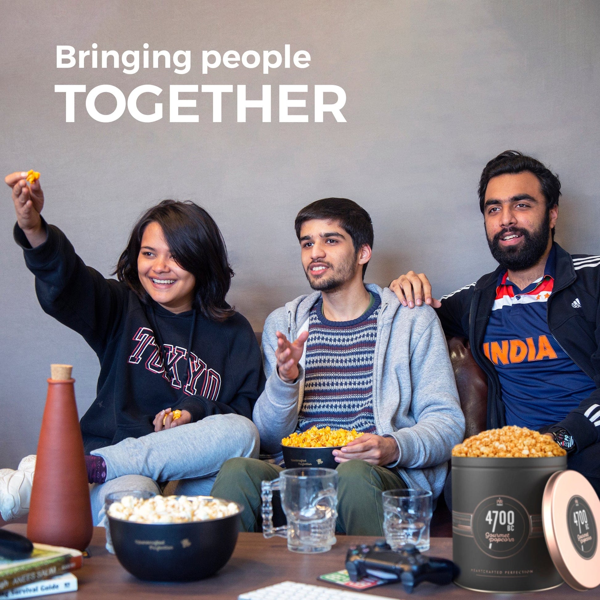 4700BC Gourmet Popcorn is a party essential! Enjoy it with your friends and family