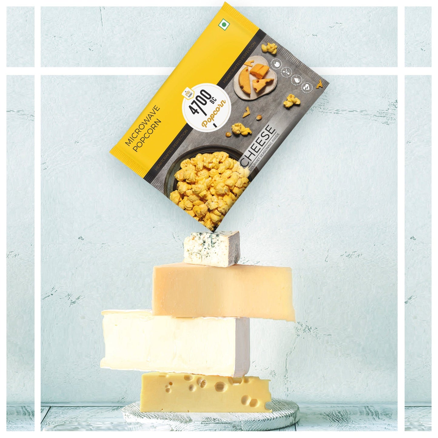 4700bc microwave cheese popcorn is a tasty cheesy snack ready to serve