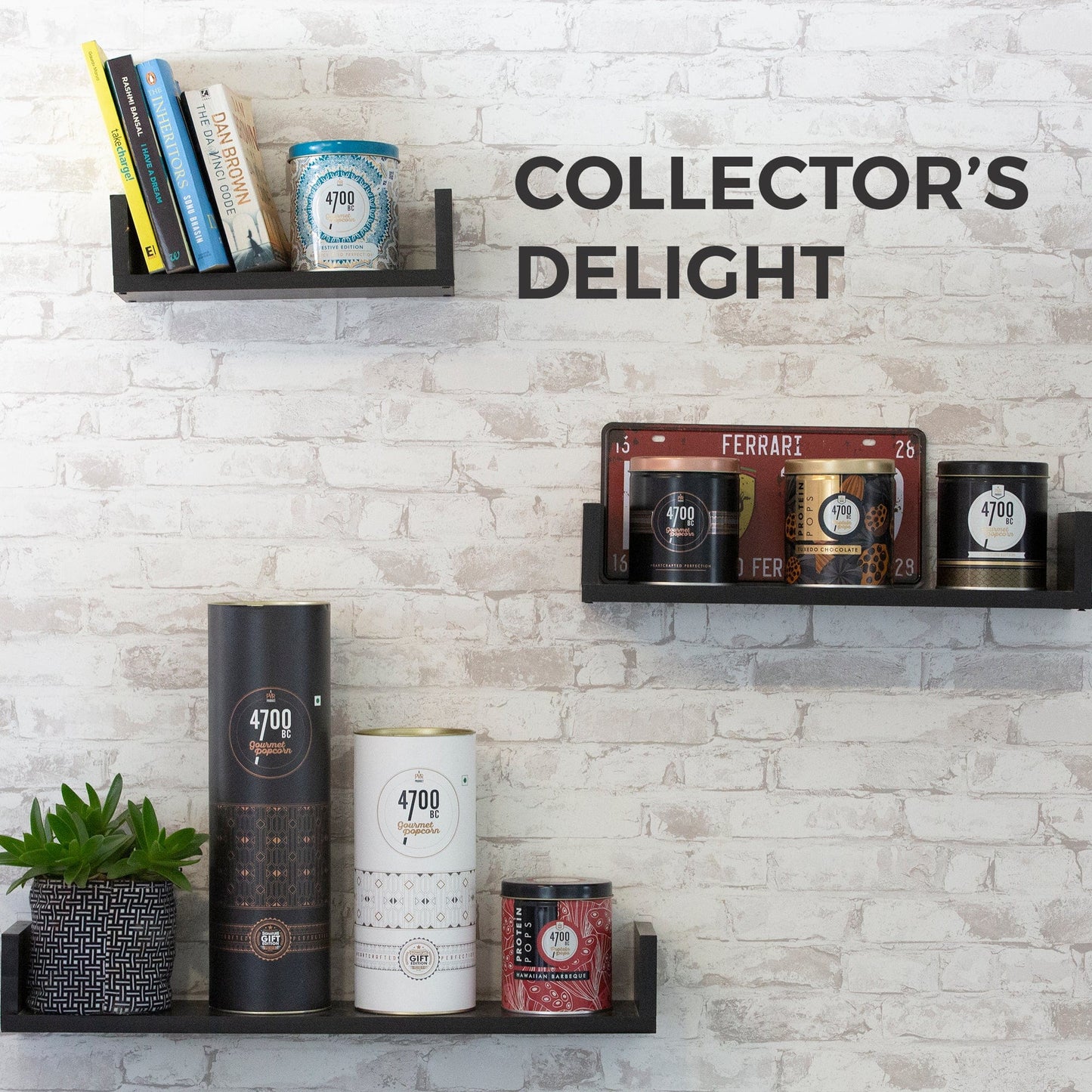 collect all reusable multipurpose premium gourmet popcorn tins from 4700BC