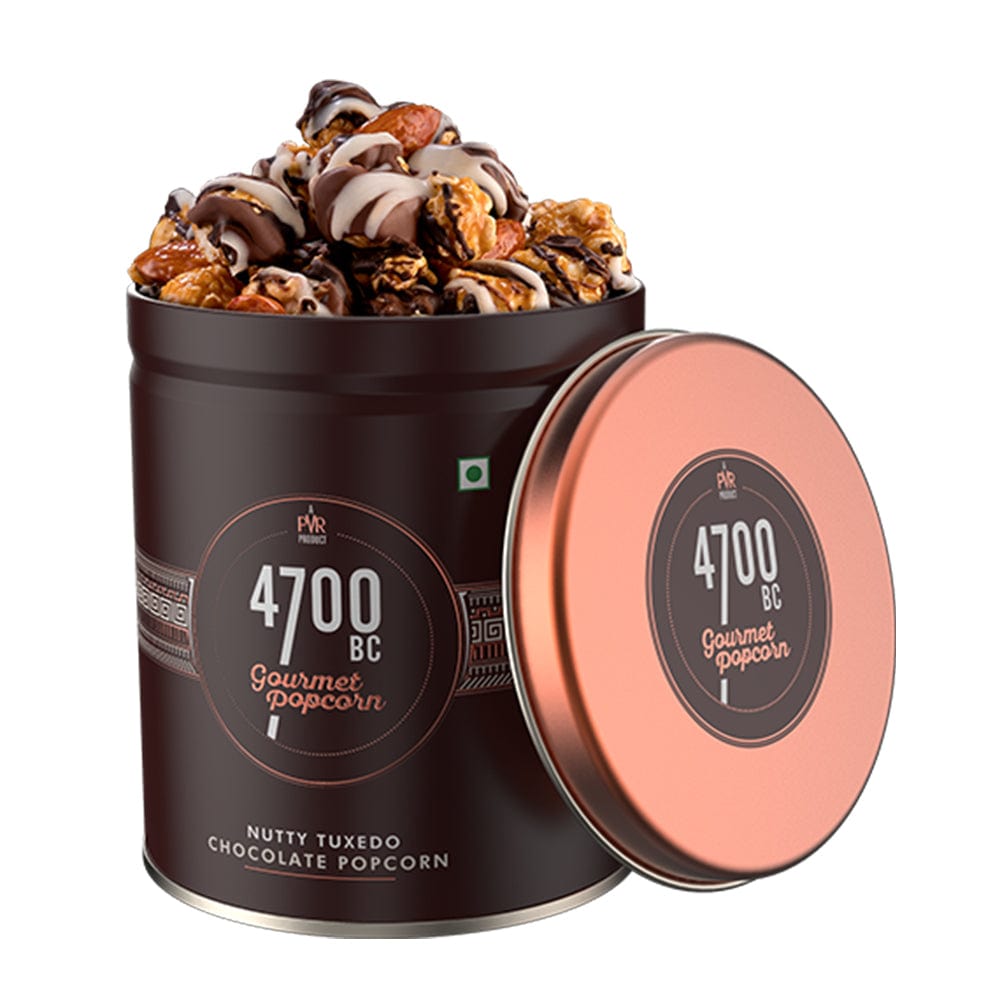 4700BC Nutty Tuxedo Chocolate Popcorn Close-up