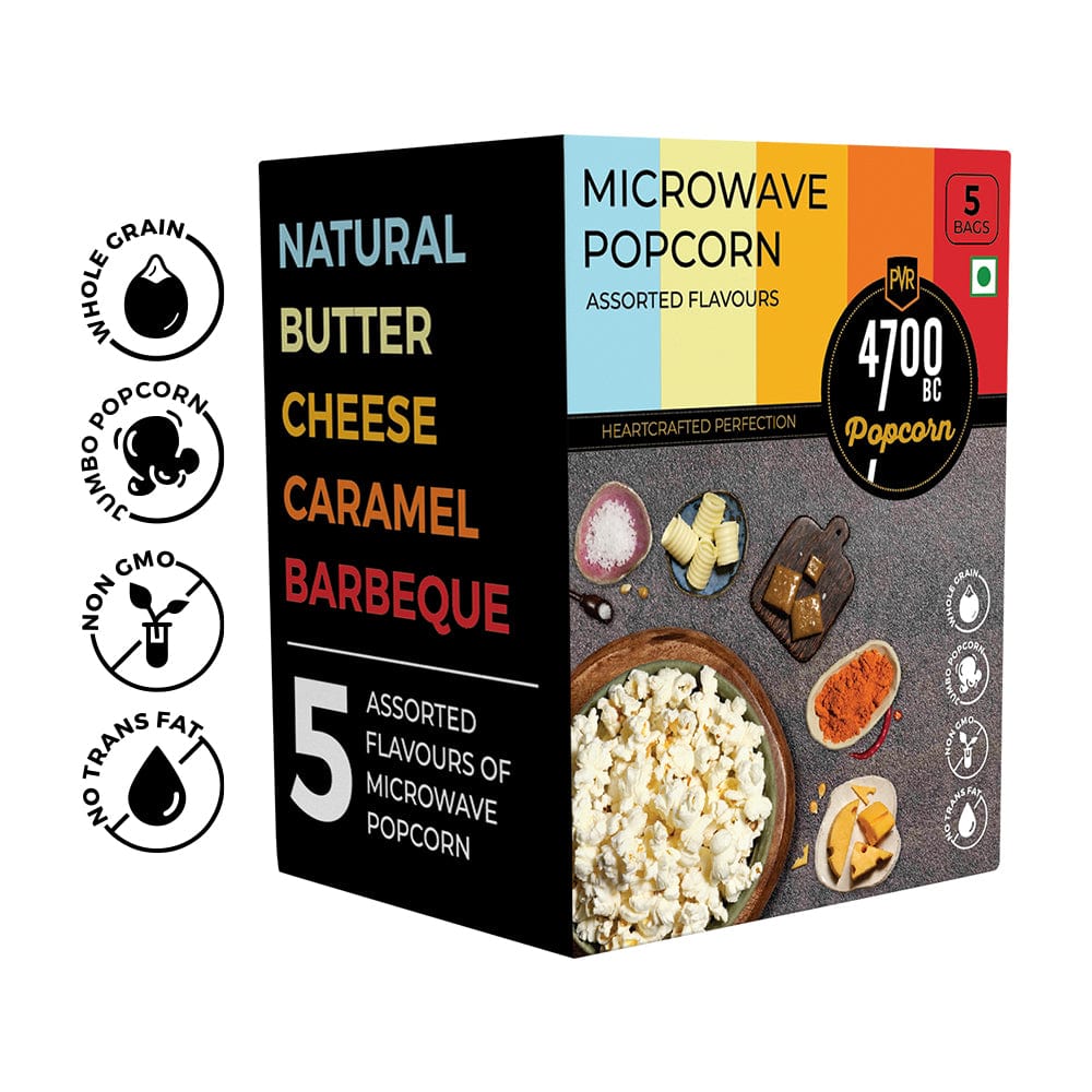 4700BC Assorted Microwave Popcorn Nutrition Tags
