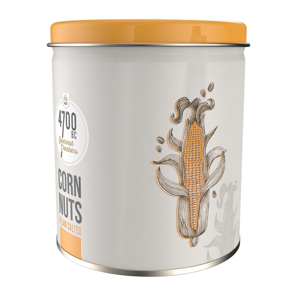 4700bc salted corn nuts tin with ingredient on tin