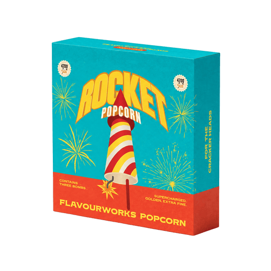 Rocket Popcorn Diwali Gift Box, Butter Caramel Chocolate Popcorn, 182g