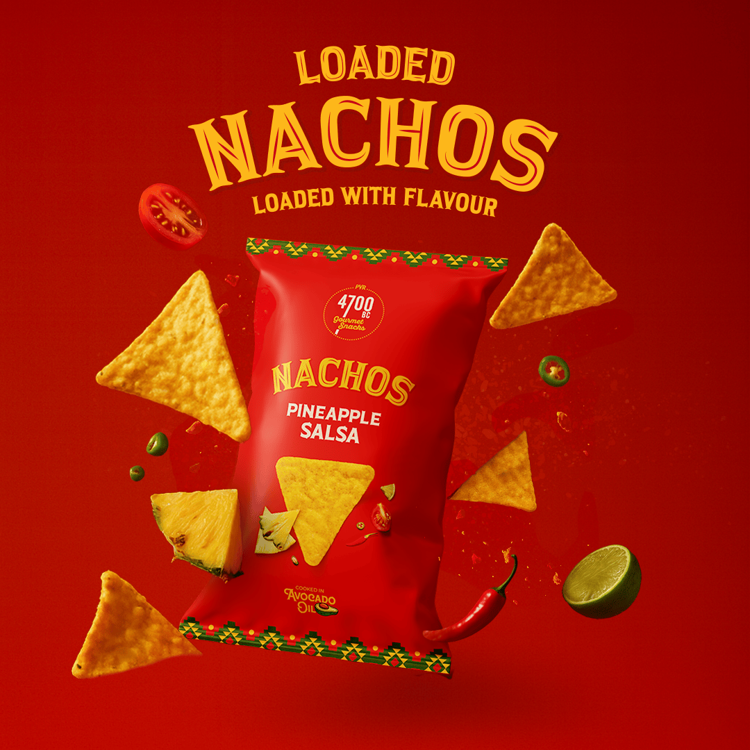 Nachos, Pineappple Salsa (Pack of 8, 60g)