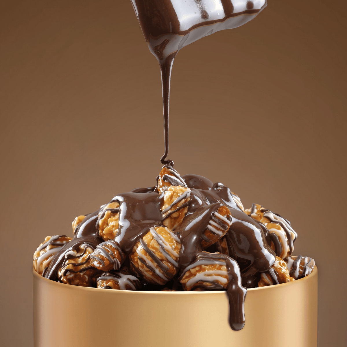 Nutty Tuxedo Chocolate Popcorn Tin, (Pack of 2, 80g)