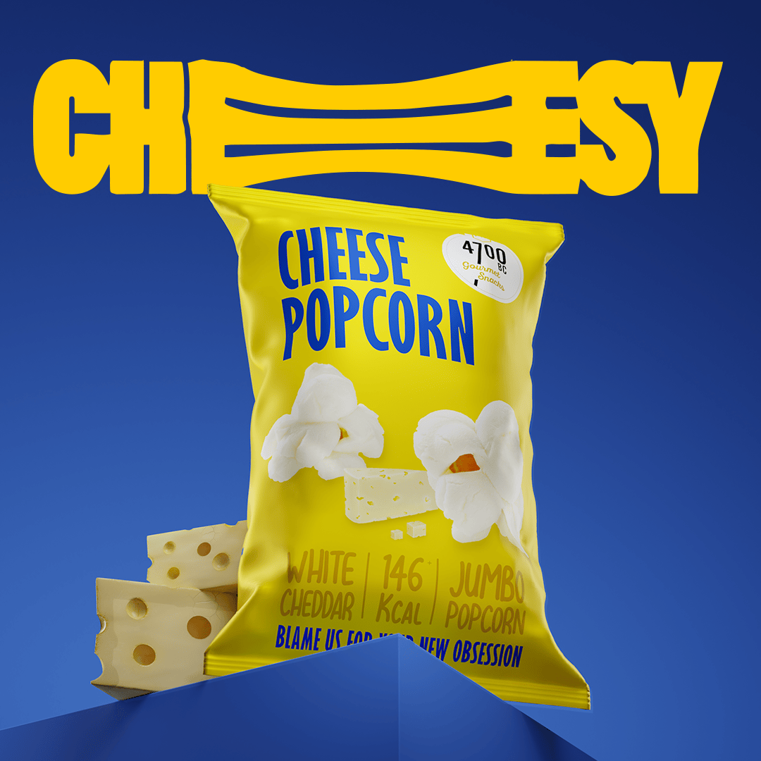 Cheese Jumbo Popcorn, Pouch (Pack of 12, 45g)