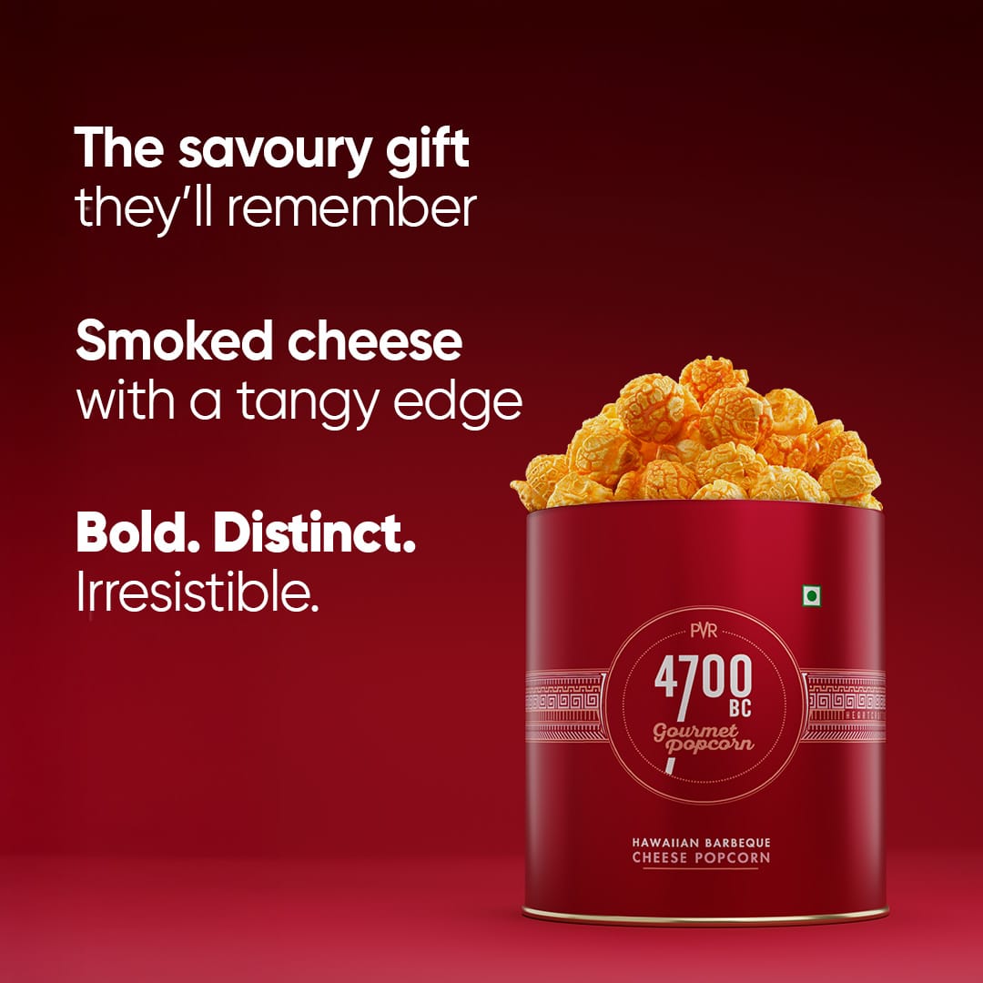 Hawaiian BBQ Cheese Popcorn, Tin, 50g