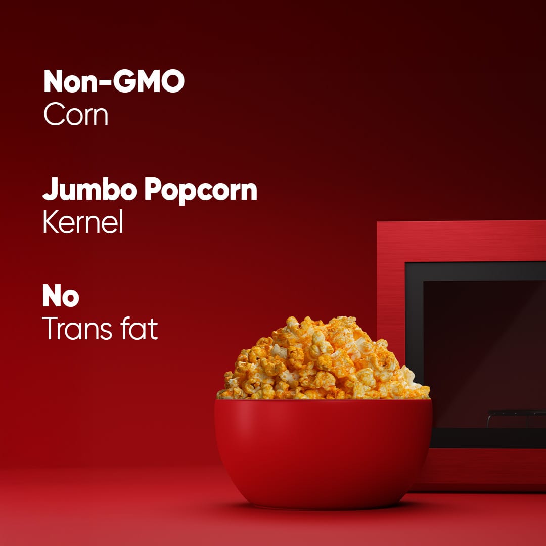 Microwave BBQ Popcorn (Pack of 10)