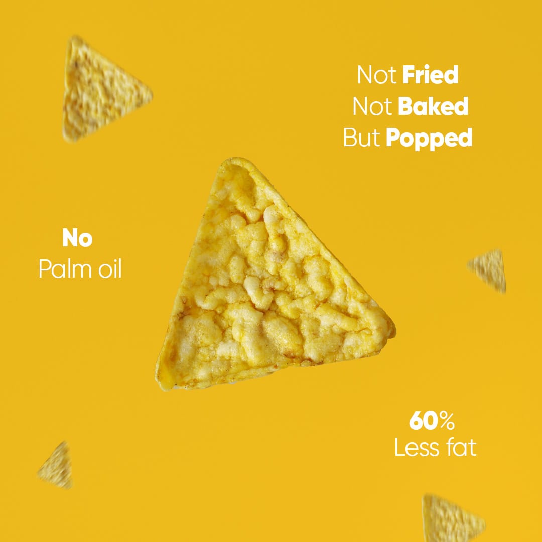 Cheese & Herbs Chips+, (Pack of 6, 55g)