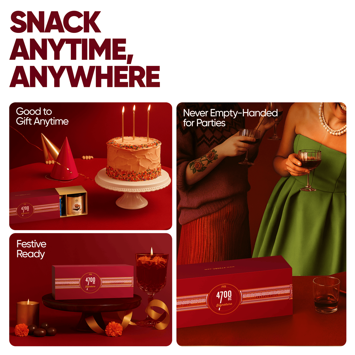 Festive Gift Box (3 Flavours: Chocolate, Cheese and Caramel)