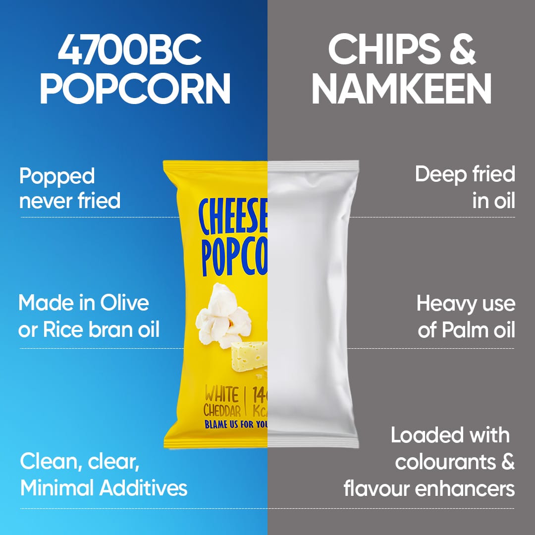 Cheese Jumbo Popcorn, Pouch (Pack of 12, 45g)