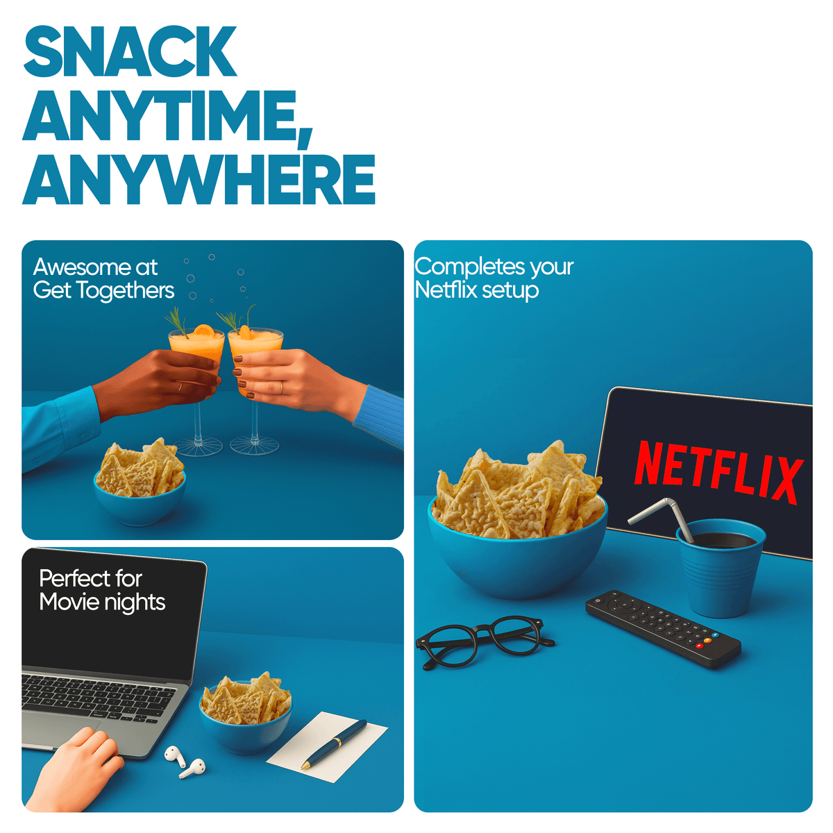 Salt & Truffle Chips+ (Pack of 6, 55g)