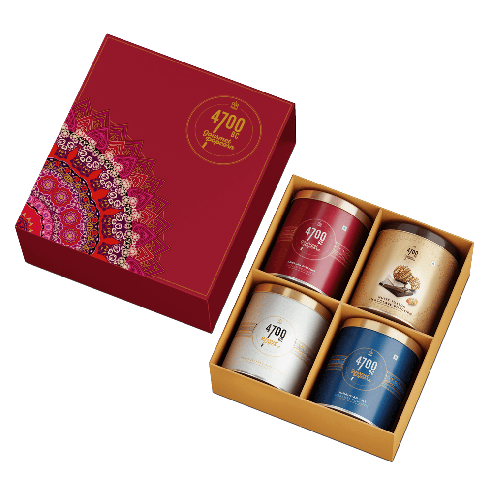 Festive Gift Box (4 Flavours: 2 Chocolate, Cheese and Caramel)