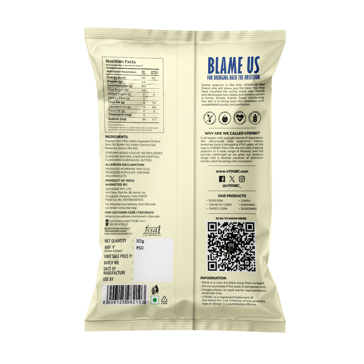 Butter Jumbo Popcorn (Pack of 12)
