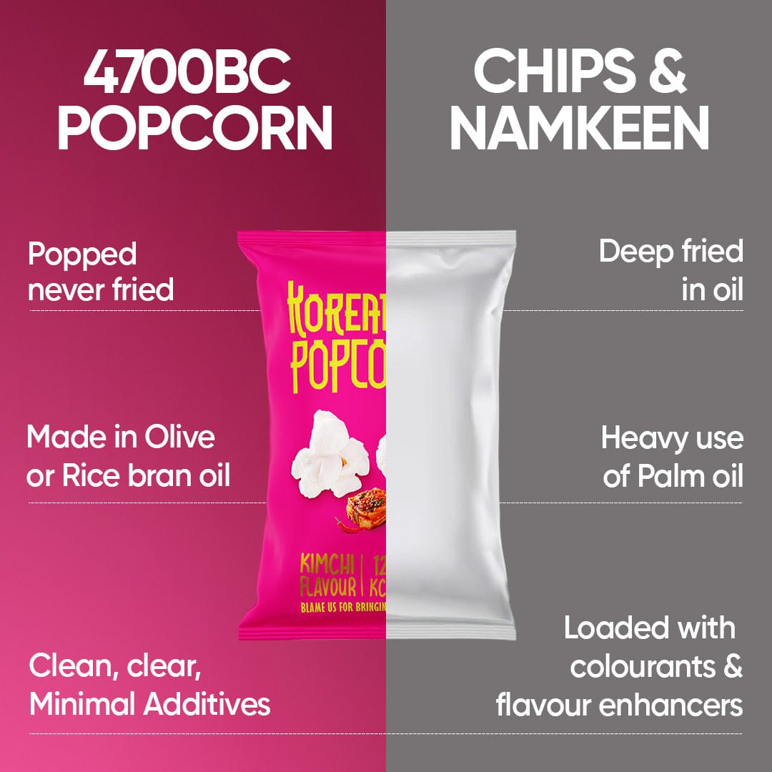 Korean Kimchi Jumbo Popcorn (Pack Of 12)