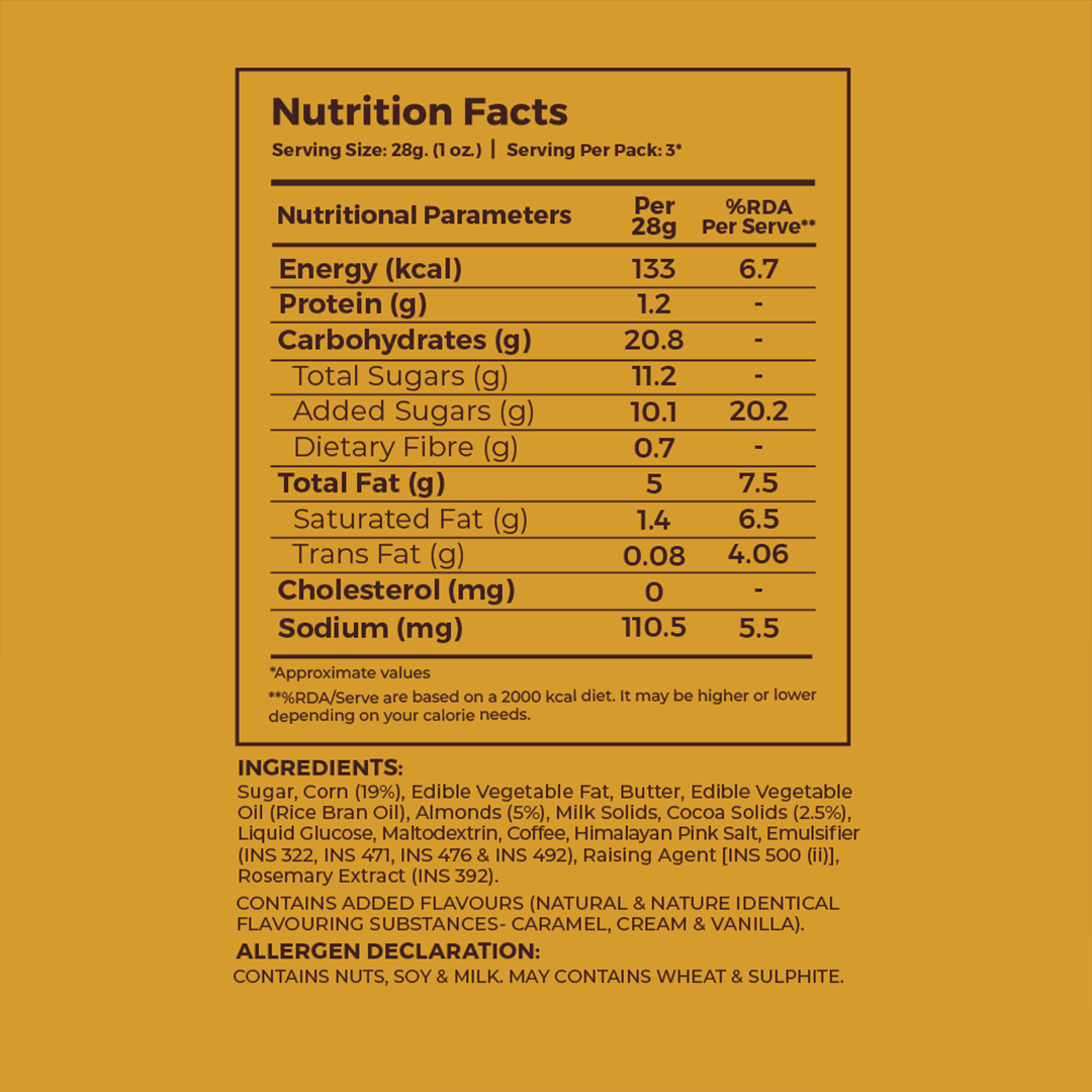 Nutty Tuxedo Chocolate Popcorn Tin, (Pack of 2, 80g)