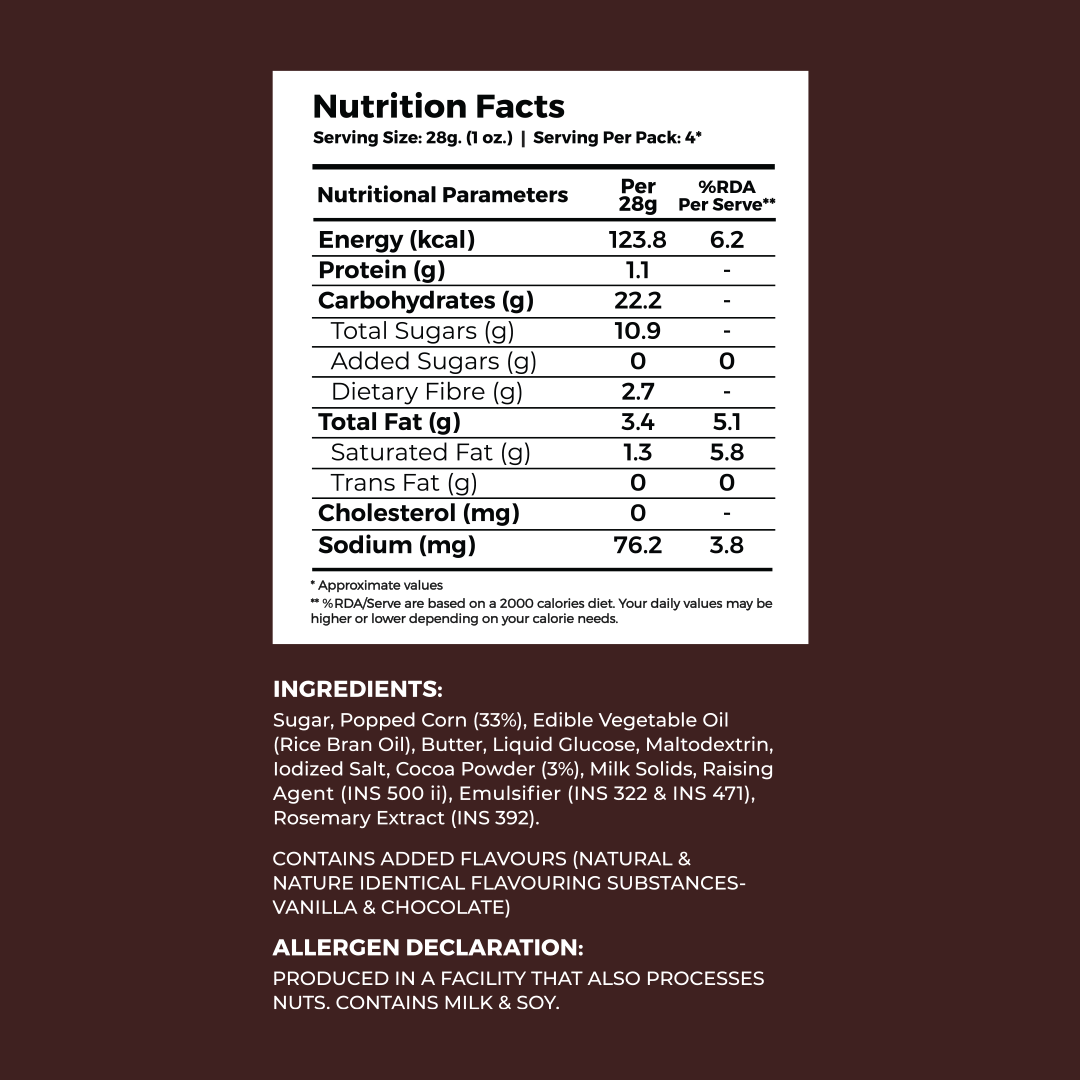 Belgian Choco Caramel, Pouch (Pack of 8, 125g)