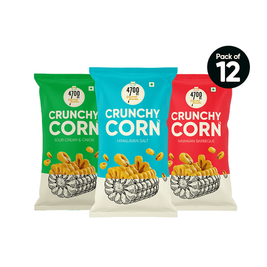 Crunchy Corn, Assorted (Pack of 12, 45g)