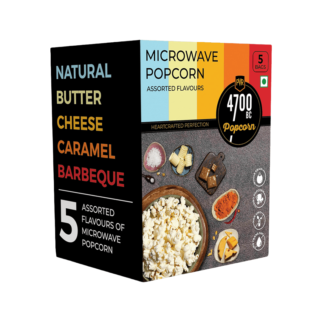 Microwave Assorted Popcorn (Pack of 5)