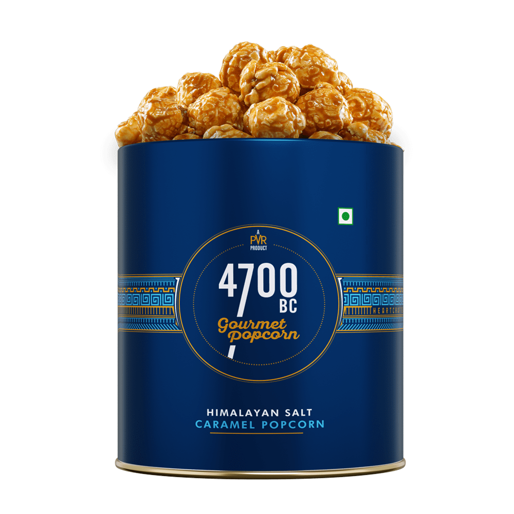 Himalayan Salt Caramel Popcorn, Tin, 125g