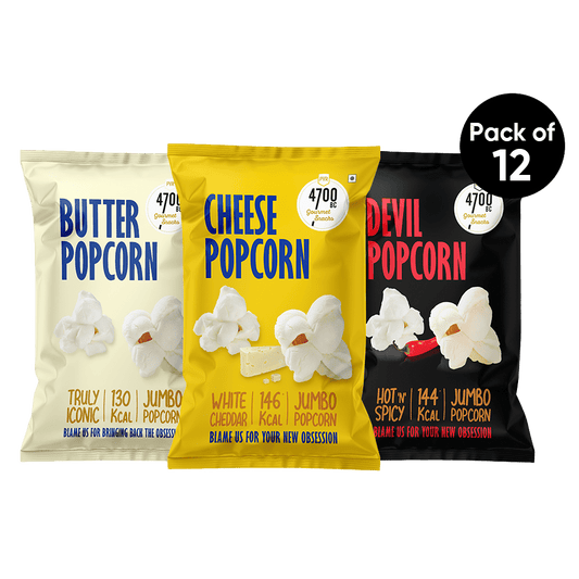 Assorted Jumbo Popcorn (Pack of 12)