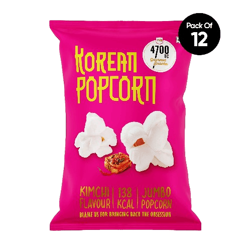 Korean Kimchi Jumbo Popcorn (Pack Of 12)