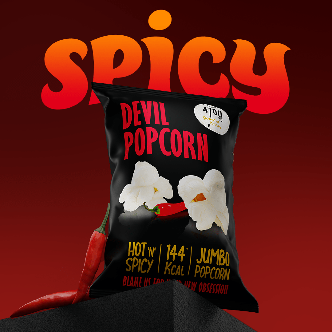 Smartdevil Popcorn Devil Jumbo Popcorn (Pack of 12) – 4700BC