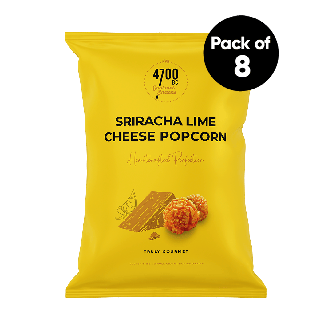 Sriracha Lime Cheese Popcorn, Pouch (Pack of 8, 75g)
