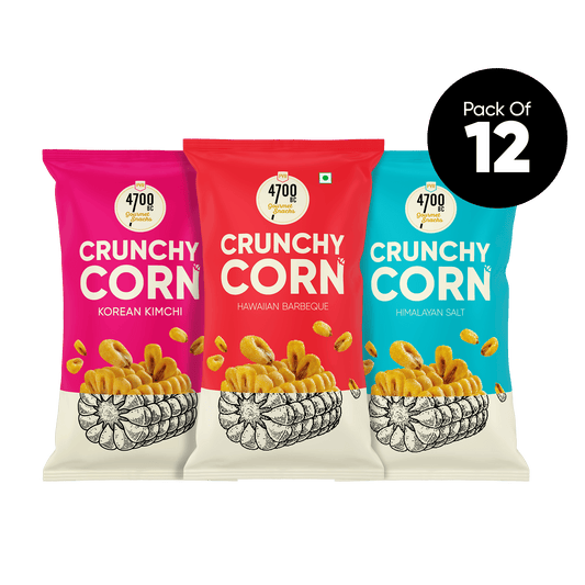 Crunchy Corn, Assorted (Pack of 12, 45g)