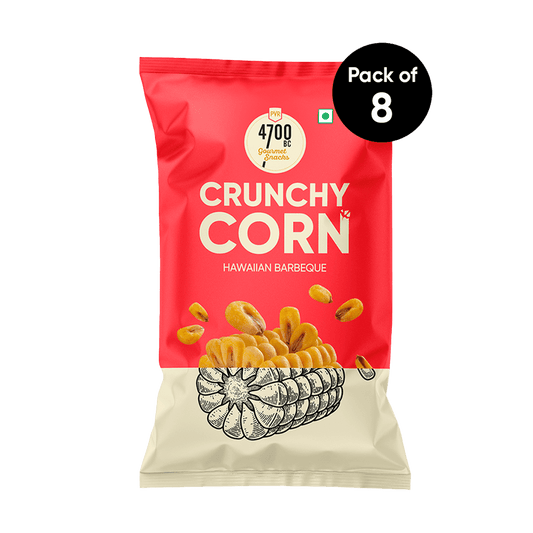 Crunchy Corn, Hawaiian BBQ Pouch (Pack of 8, 40g)
