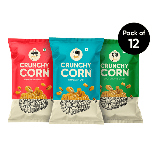 Crunchy Corn, Assorted (Pack of 12, 40g)