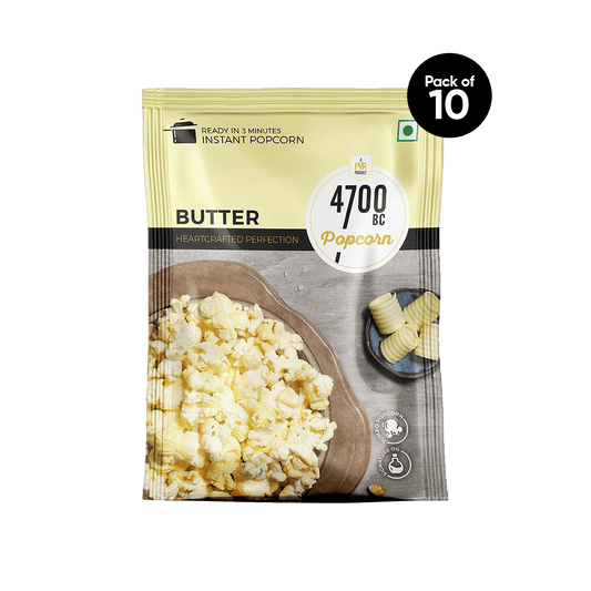 Instant Butter Popcorn (Pack of 10, 90g)