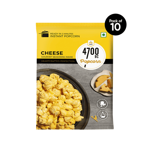 Instant Cheese Popcorn (Pack of 10, 60g)