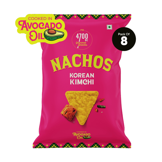 Nachos, Korean Kimchi (Pack of 8, 60g)