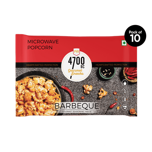 Microwave BBQ Popcorn (Pack of 10)