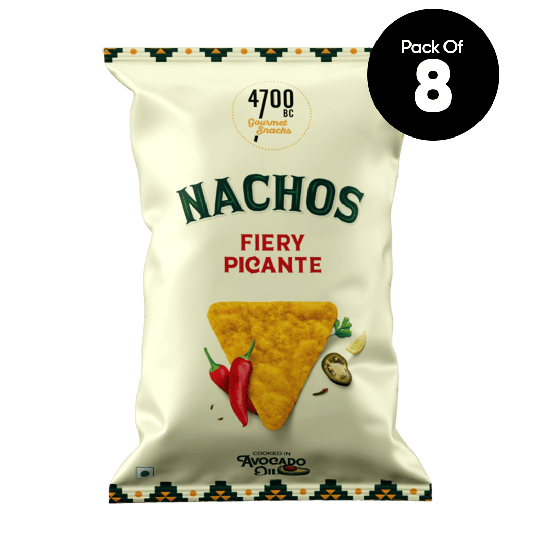 Fiery Picante Nachos (Pack of 8, 60g)