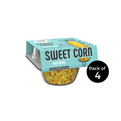 Sweet Corn, Natural, 80g (Pack of 4)