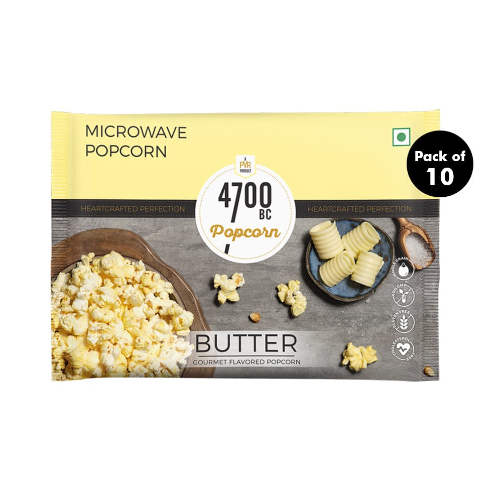 Buy India’s favourite gourmet popcorn at 4700BC. Select from chocolate popcorn, cheese popcorn, caramel popcorn,butter popcorn, microwave popcorn, BBQ popcorn and other delightful popcorn flavors. Explore sweet corn, crunchy corn, chips, protein pops, corn chips, and better-for-you snacks.