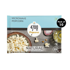 Microwave Natural Popcorn (Pack of 10)
